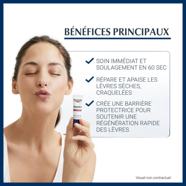 EUCERIN AQUAPHOR REPARATEUR LÈVRES SOS 10 ML – Image 2