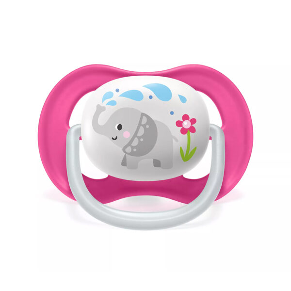 AVENT SUCETTE ORTHO 6-18M GIRL ELEP/PENG – Image 2