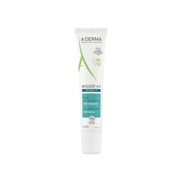 A-DERMA — PHYS-AC PERFECT FLUIDE VISAGE ANTI-IMPERFECTIONS ANTI-MARQUES — Phys-AC Perfect 40 ml