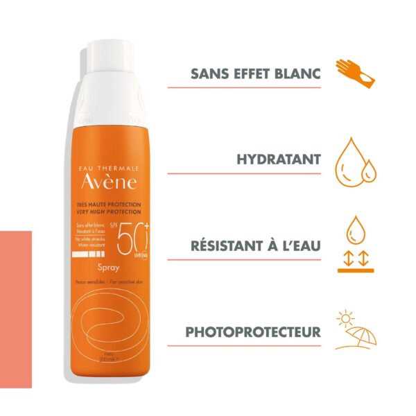 Eau Thermale Avène Spray Solaire - Très Haute Protection Spf 50+ - 200ml – Image 2