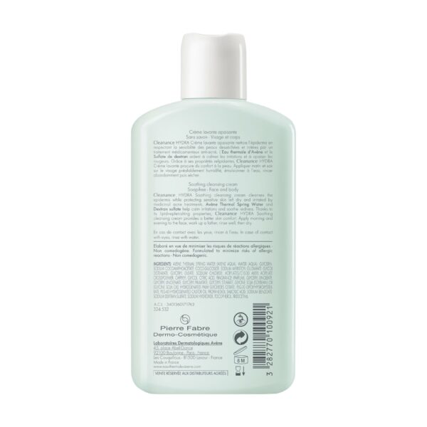 Eau Thermale Avène - Cleanance HYDRA Crème lavante apaisante 200 ml – Image 2