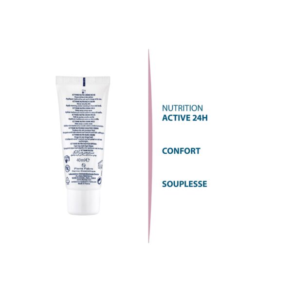 Ducray — Crème riche Visage — Crème visage peau sèche — Ictyane Nutri 40 ml – Image 2