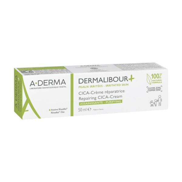 A-DERMA — DERMALIBOUR+ CICA-CRÈME RÉPARATRICE ASSAINISSANTE 50 ml – Image 3