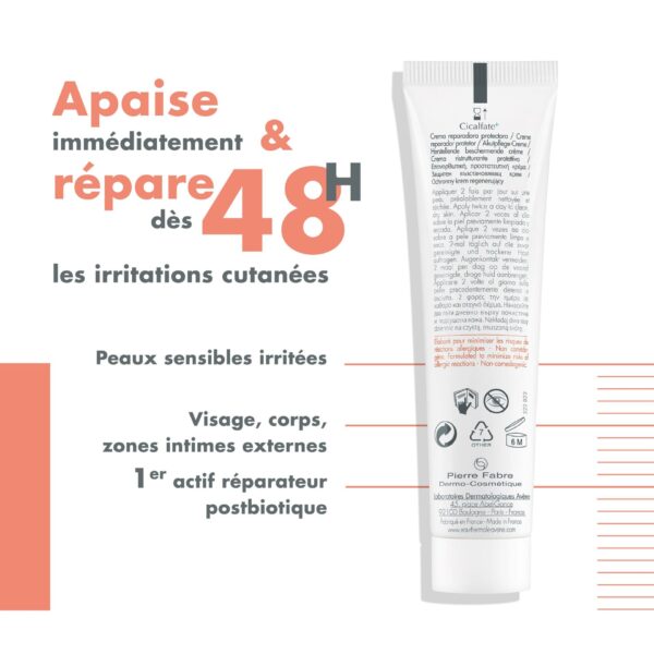 Eau Thermale Avène Cicalfate+ Crème Réparatrice Protectrice 100ml – Image 4