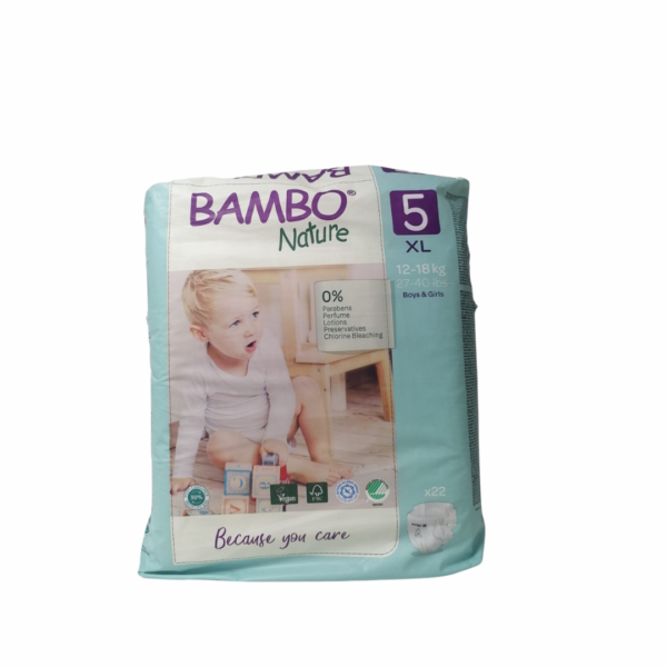 Bambo Nature 5 Couches XL 12-18kg/22unites