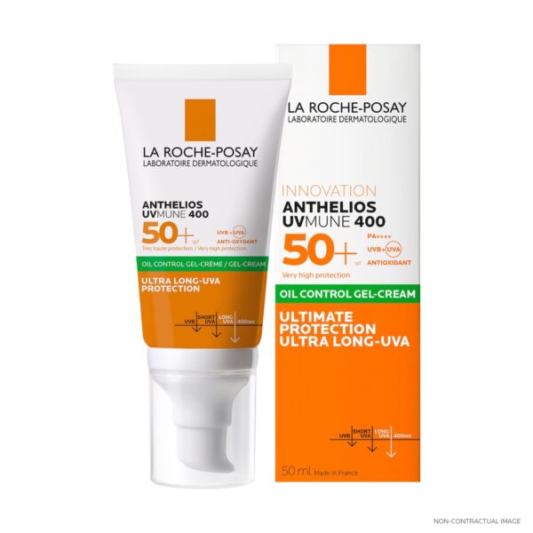 La Roche-Posay Anthelios UVMUNE400 Oil Control Invisible SPF50+ Peau Mixte à Grasse Acnéique | 50ml – Image 3