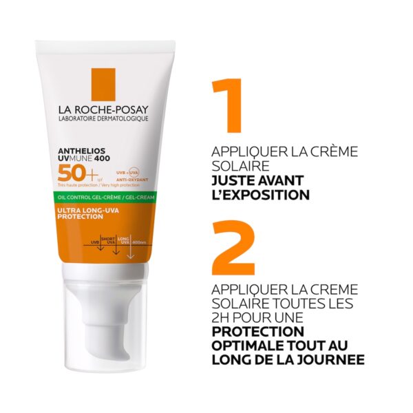 La Roche-Posay Anthelios UVMUNE400 Oil Control Invisible SPF50+ Peau Mixte à Grasse Acnéique | 50ml – Image 7