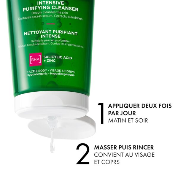 Vichy Normaderm Phytosolution Gel Purifiant Intense Peau Grasse Acnéique | 400ml – Image 6