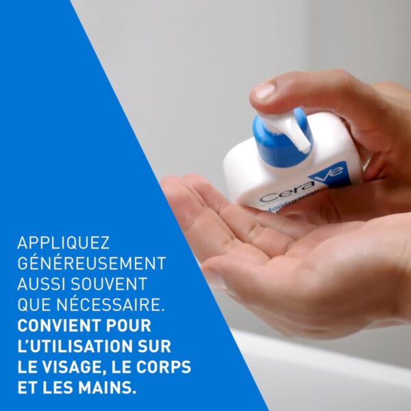 CeraVe Lait Hydratant Léger Peau Sèche à Très Sèche | 473ml – Image 9