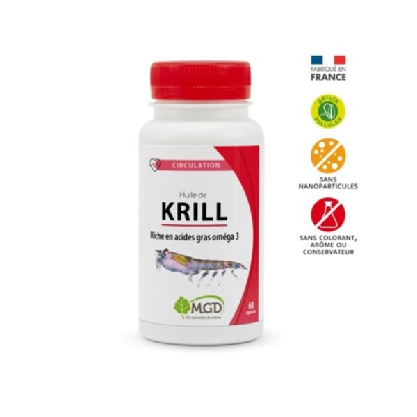 MGD Huile de krill 60 capsules