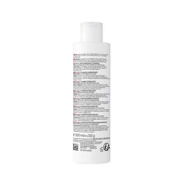 Vichy Dercos Technique ENERGY+ Shampooing Stimulant Anti-Chute | 200ml – Image 2