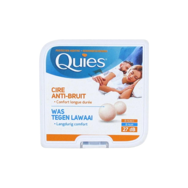 Quies en mouse Cire Naturelle  - 8 paires