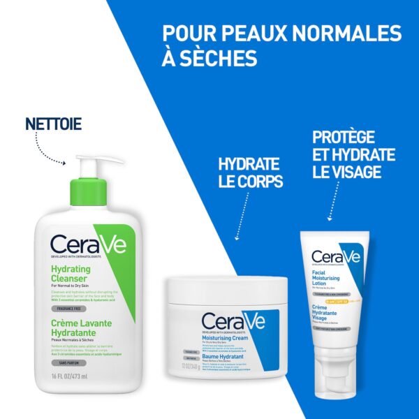 CeraVe Baume Hydratant Nourrissant Peau Sèche à Très Sèche | 340g – Image 9