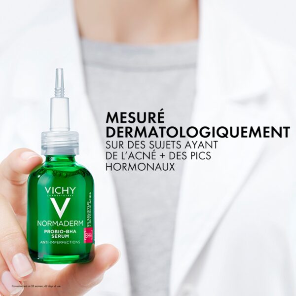 Vichy Normaderm Sérum Anti-imperfections PROBIO-BHA. Peau Grasse Acnéique | 30ml – Image 12
