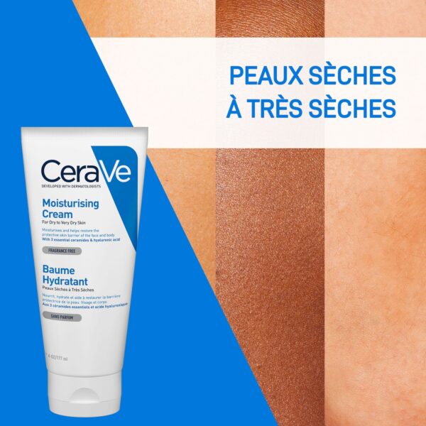 CeraVe Baume Hydratant Nourrissant Peau Sèche à Très Sèche | 177ml – Image 7