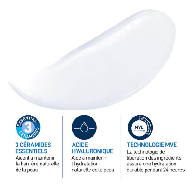 CeraVe Lait Hydratant Léger Peau Sèche à Très Sèche | 236ml – Image 5