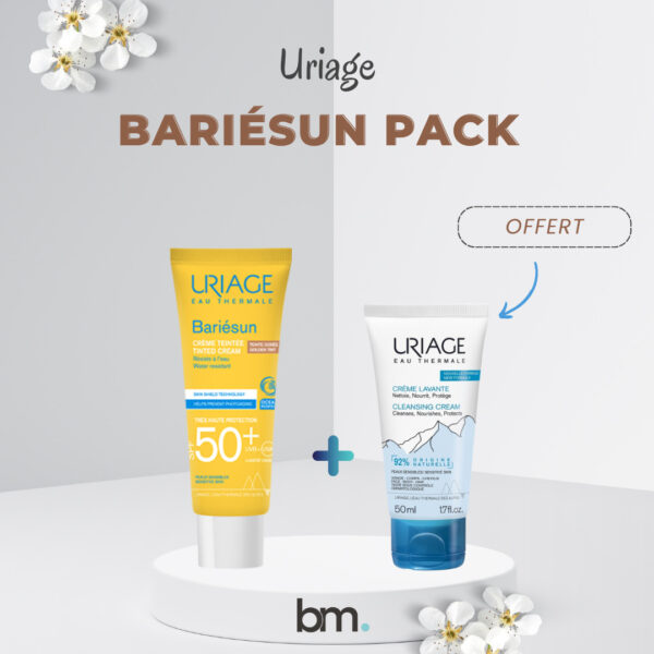 Uriage Bariesun Ecran Teinte Claire + Creme Lavante 50ml OFFERT