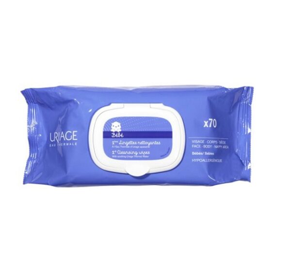 Uriage Bébé - 1ères lingettes nettoyantes *70