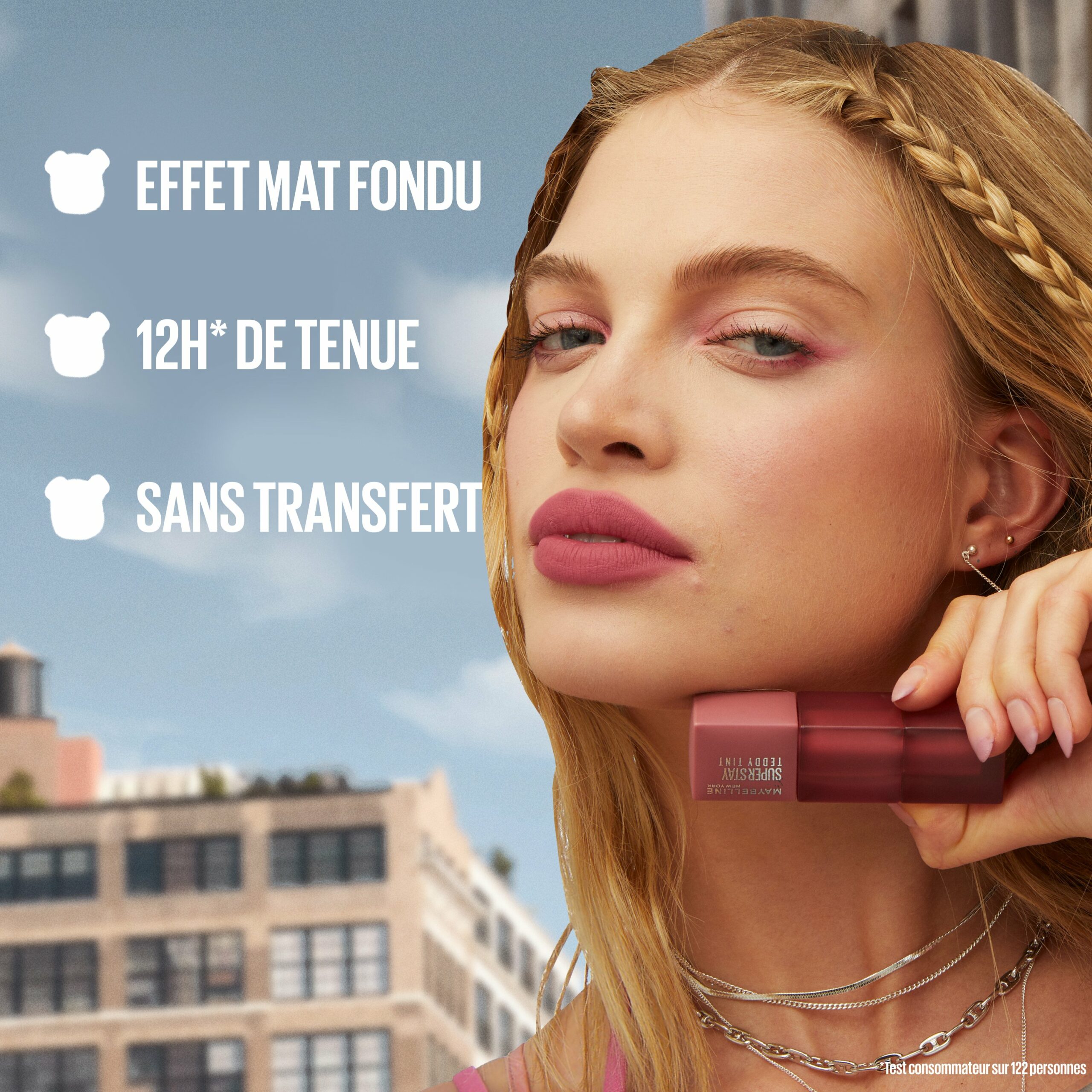 MAYBELLINE SuperStay Teddy Tint LIQUID LIP TINT 40 Petalcore 5ml – Image 3