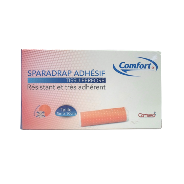 Comfort Sparadrap Adhesif Rouge 5m X 10cm