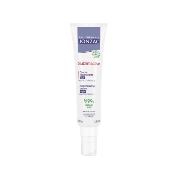 Jonzac Sublimactive Creme Regenerante Nuit 40ml