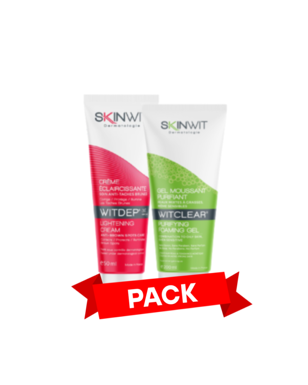 Skinwit Witdep Creme 50ml + Witclear Gel Moussant 200ml Pack