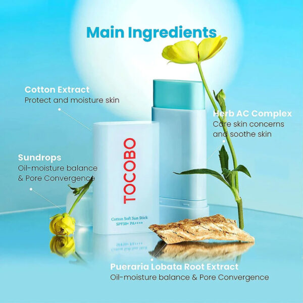 TOCOBO Cotton Soft Sun Stick SPF50 PA++++ – Image 2