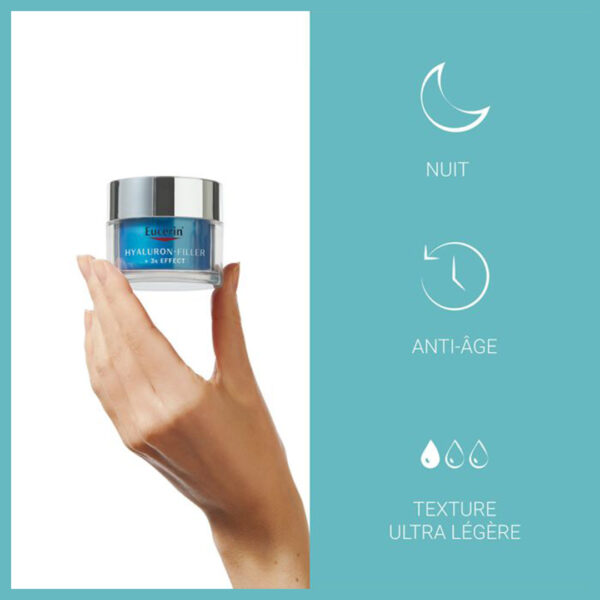 EUCERIN HYALURON FILLER BOOSTER D'HYDRATATION NUIT – Image 3