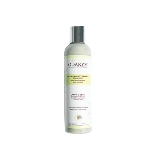 Odarym Shampoing Liquide EXTRA DOUX à La Spiruline et à L'huile de Coco