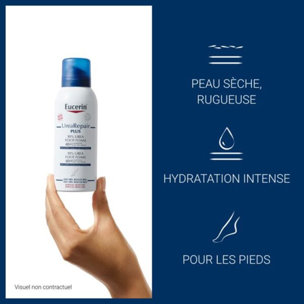EUCERIN UreaRepair PLUS Mousse Pieds 10% d'Urée 150ml – Image 3
