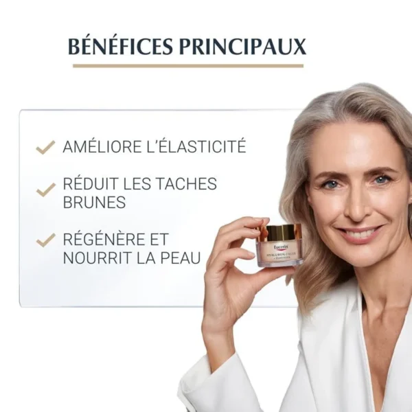 Eucerin  HYALURON FILLER + ELASTICITY NUIT 50 ML – Image 2