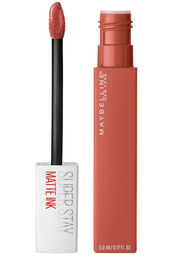 Maybelline – Rouge à lèvre Mat Liquide – Longue tenue – Superstay Matte Ink 70 Amazonian 5 ml – Image 2