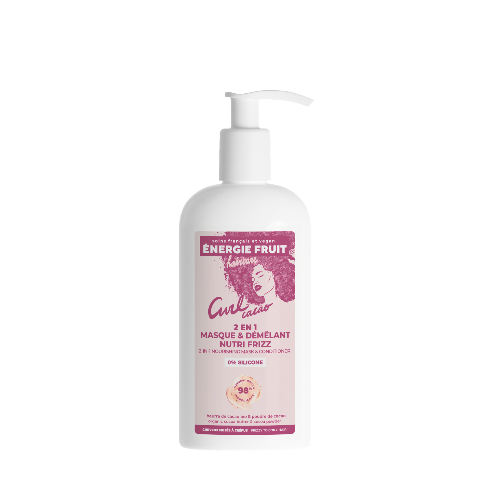 ENERGIE FRUIT MASQUE 2 EN 1 DÉMÊLANT CURL NUTRITION INTENSE 300ML – Image 5